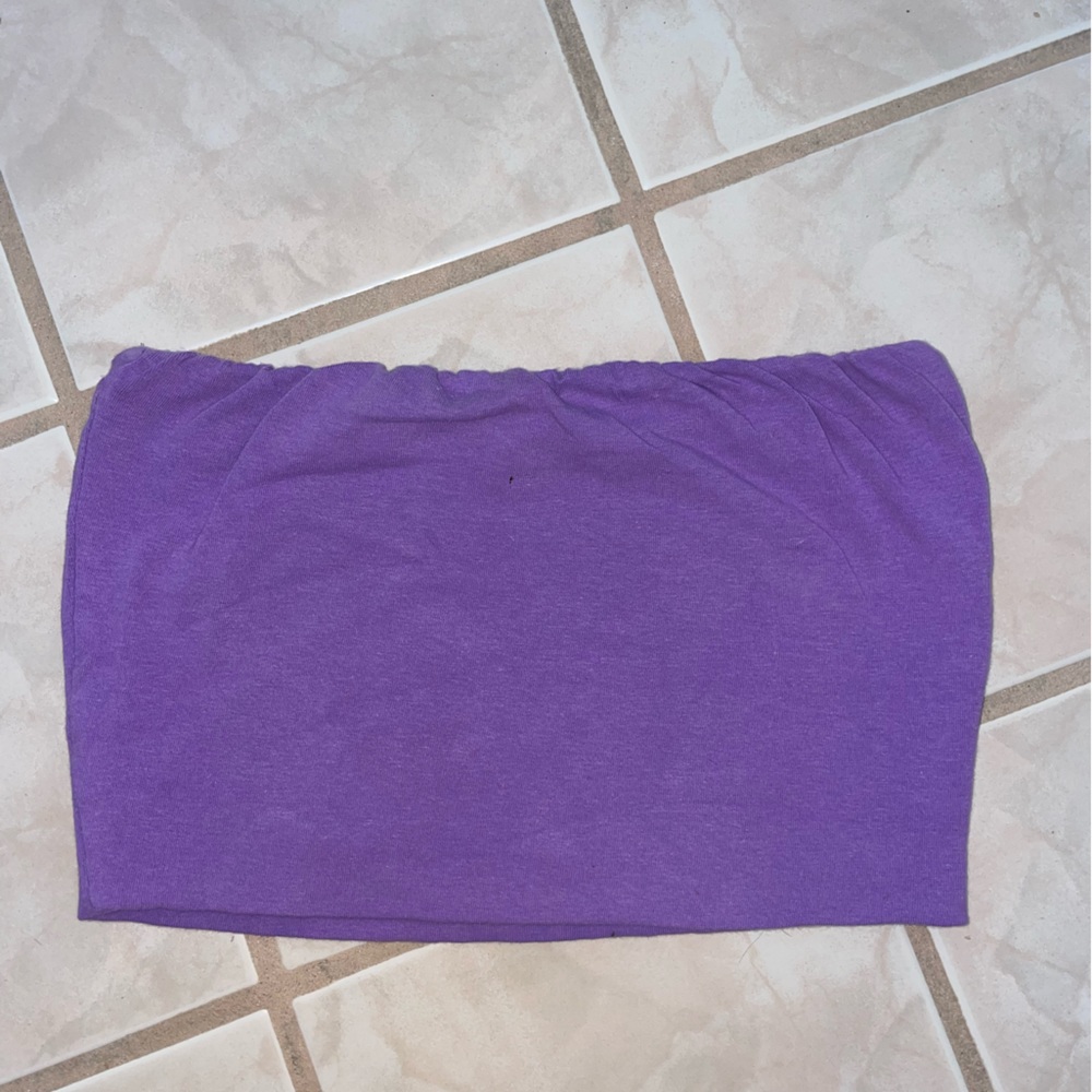 Purple tube top